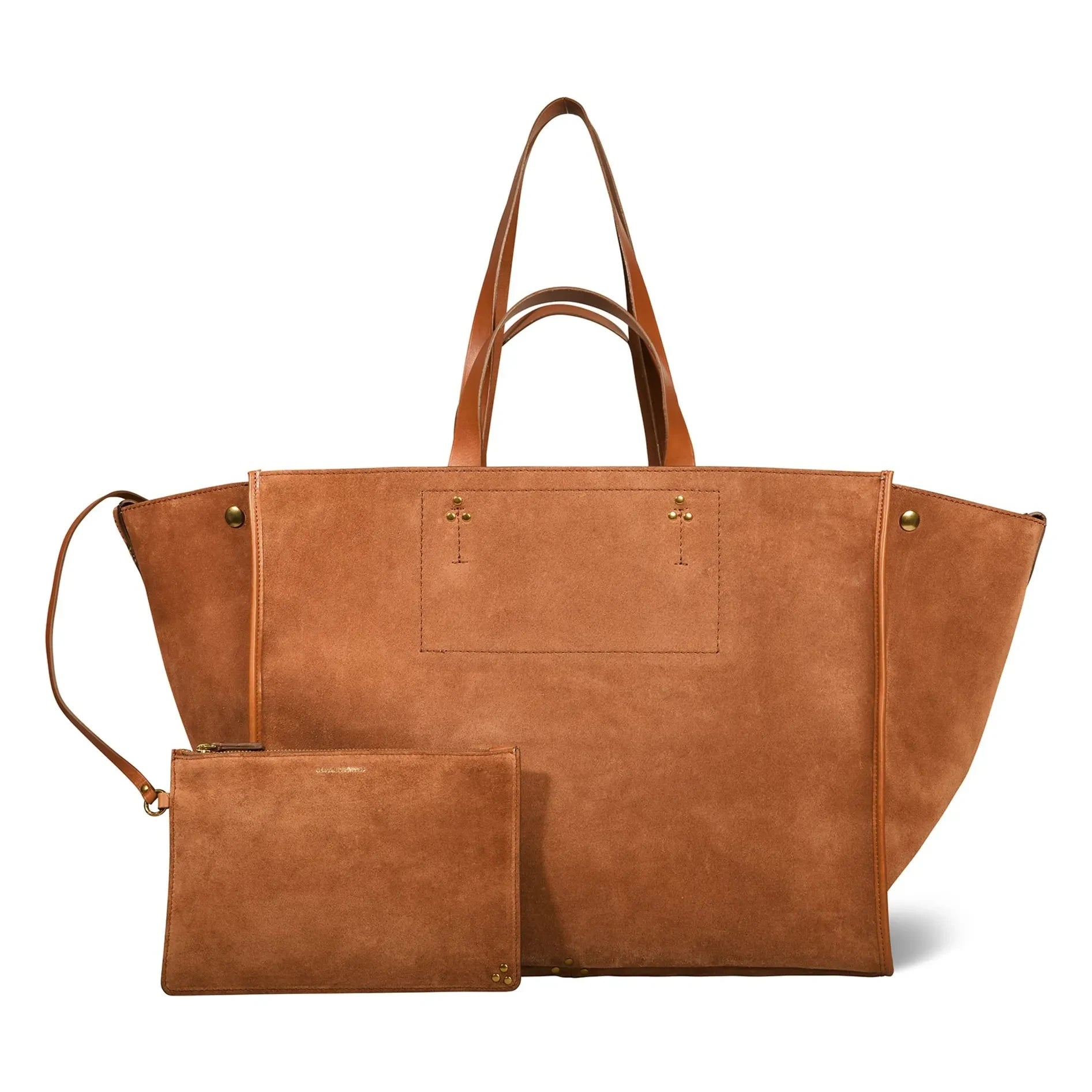 Jérôme Dreyfuss - Léon M Velvet crust Tote Çanta | Karamel