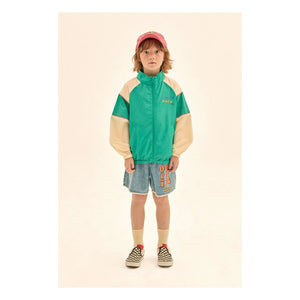 Jelly Mallow - Colourful Plate windbreaker | Green