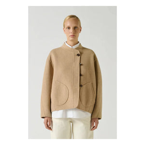 Soeur - Windsor Wollmantel | Heather beige