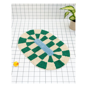 Tarta Gelatina - Rita Bathroom Mat | Green