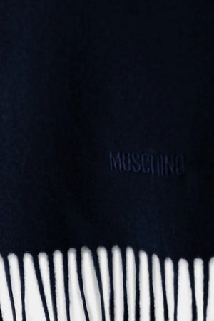 Moschino erkek yün atkı merinos yününden