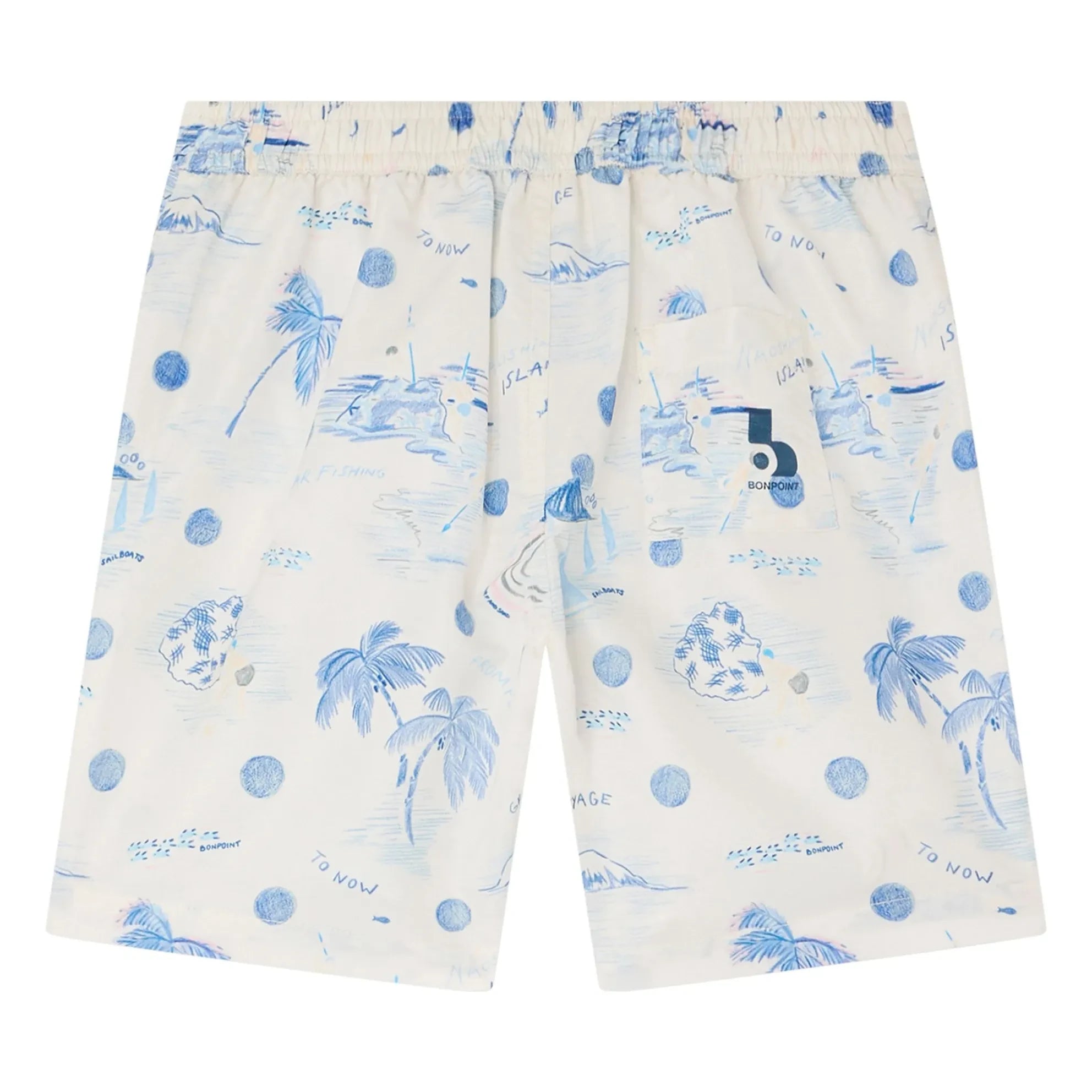 Bonpoint - Ariel Recycelte Faser Badeshorts | Ecru