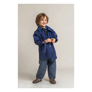 Fluff - Richelito Waterproof Coat | Dark Blue