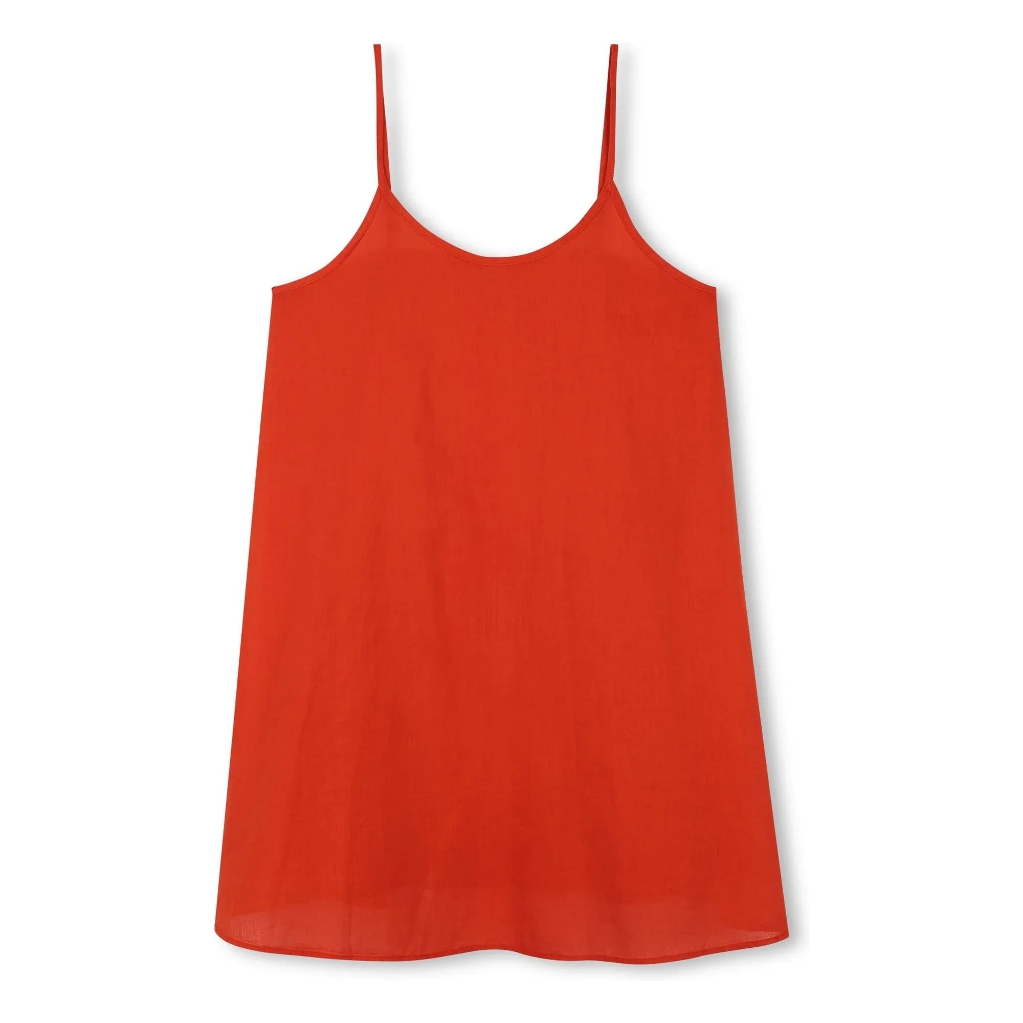 Zadig & Voltaire – Geknöpftes Rüschenkleid | Blutorange