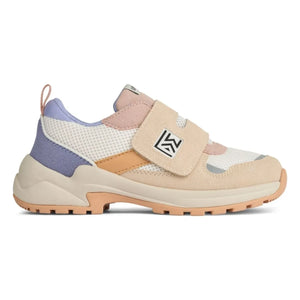 Liewood – Denisa Gestreifte Sneaker aus Mesh | Blassrosa