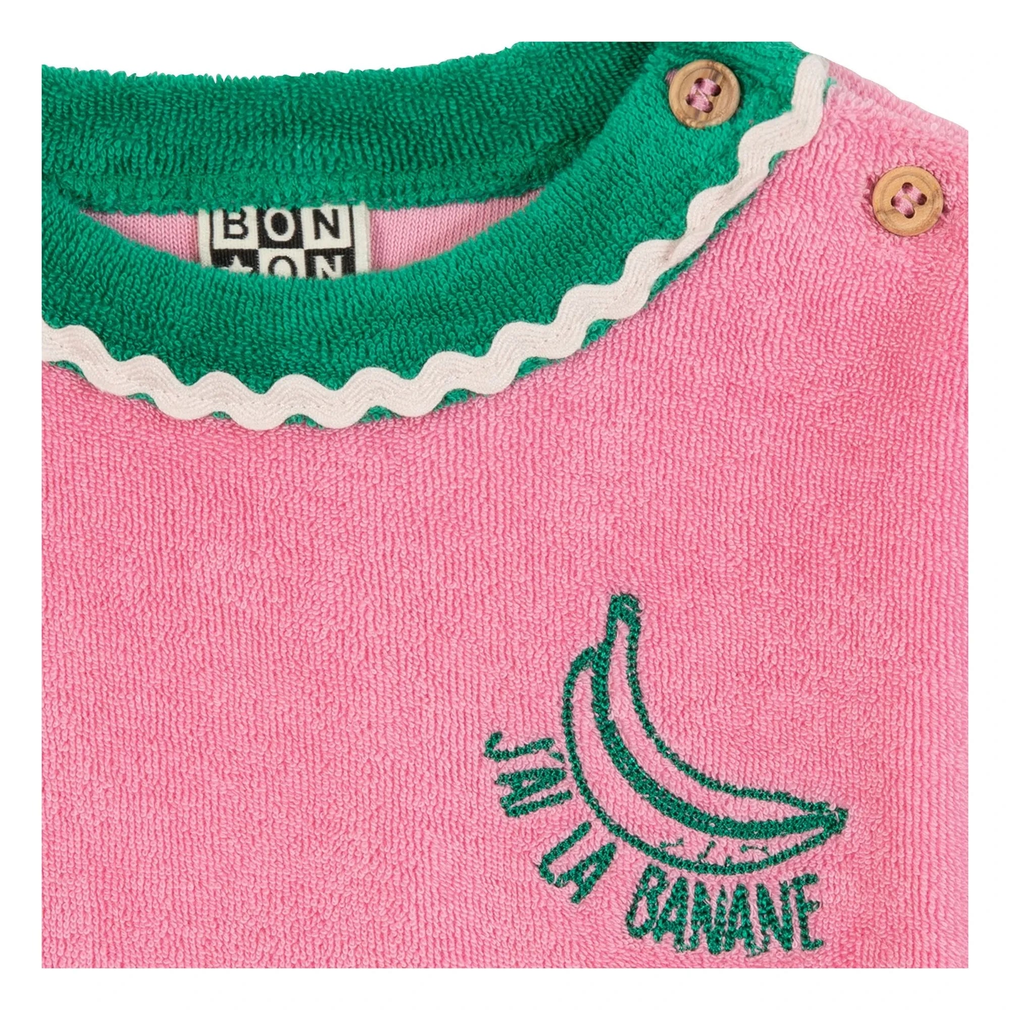 Bonton - Livia Baby Schwamm T-Shirt | Zuckerrosa