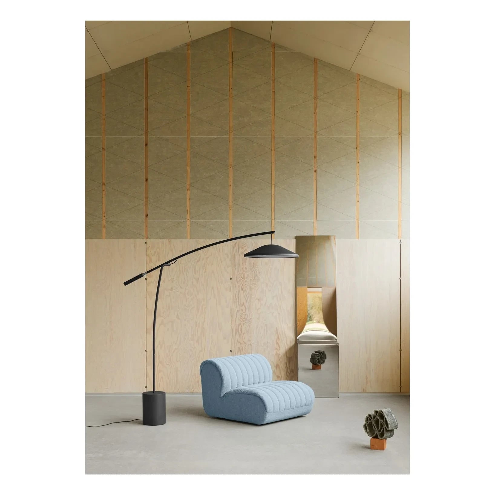 Muuto - Pleat Ayna, Gustav Winsth | Gümüş