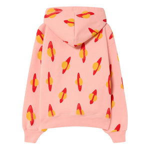 The Animals Observatory - Beaver Planet Hooded Sweatshirt | Pink