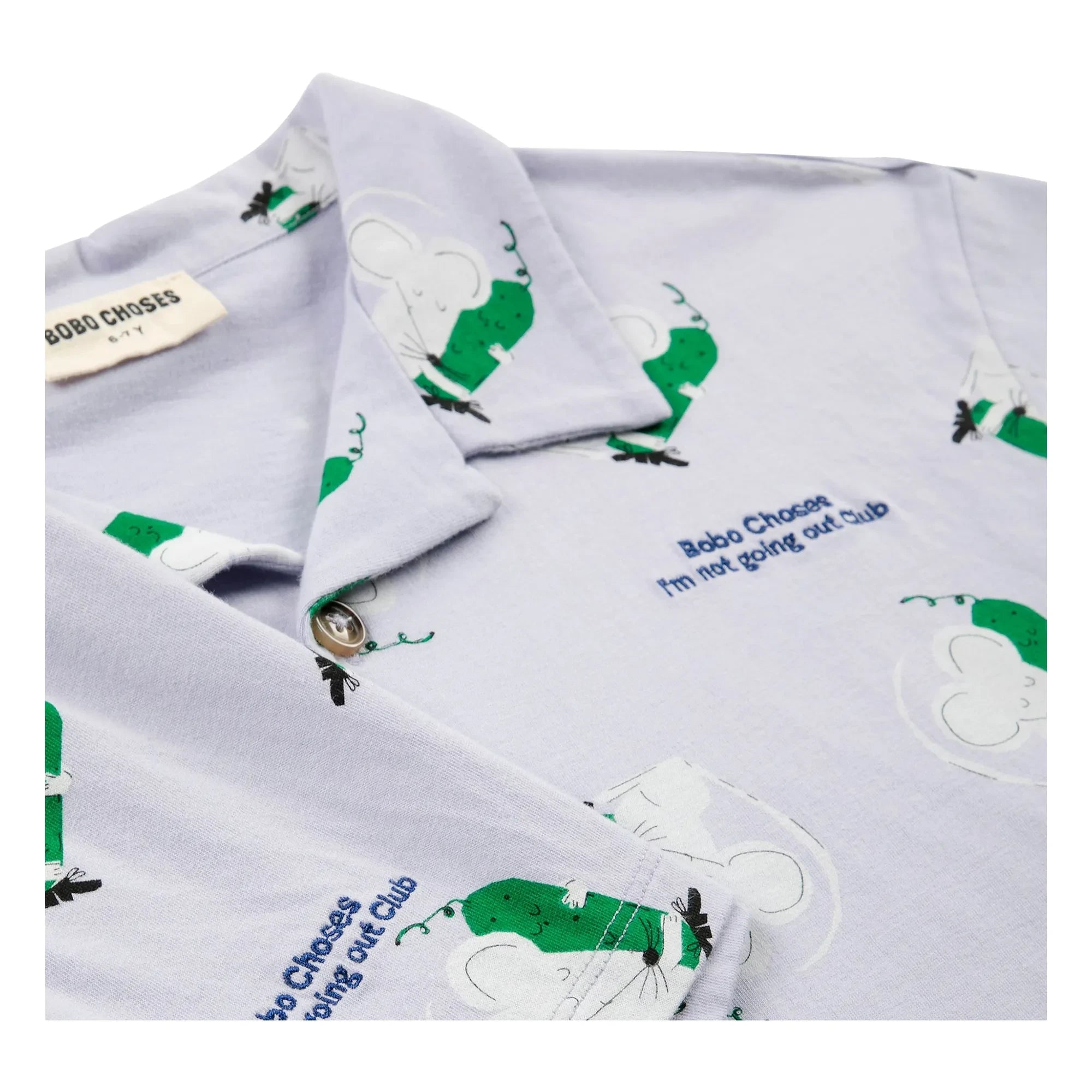 Bobo Choses - Organic Cotton Mouse T-Shirt and Shorts Set | Purple