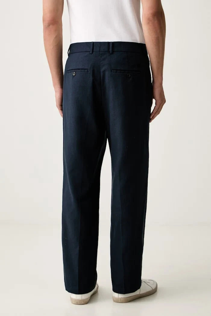 Scotch & Soda erkek pantolon, keten ilaveli
