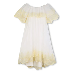 Chloé - Embroidered Dress | White