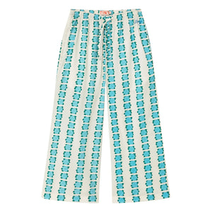 Tinycottons - Hose mit Blumenmuster | Weiß