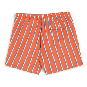 Bather – Gestreifte Badeshorts | Orange