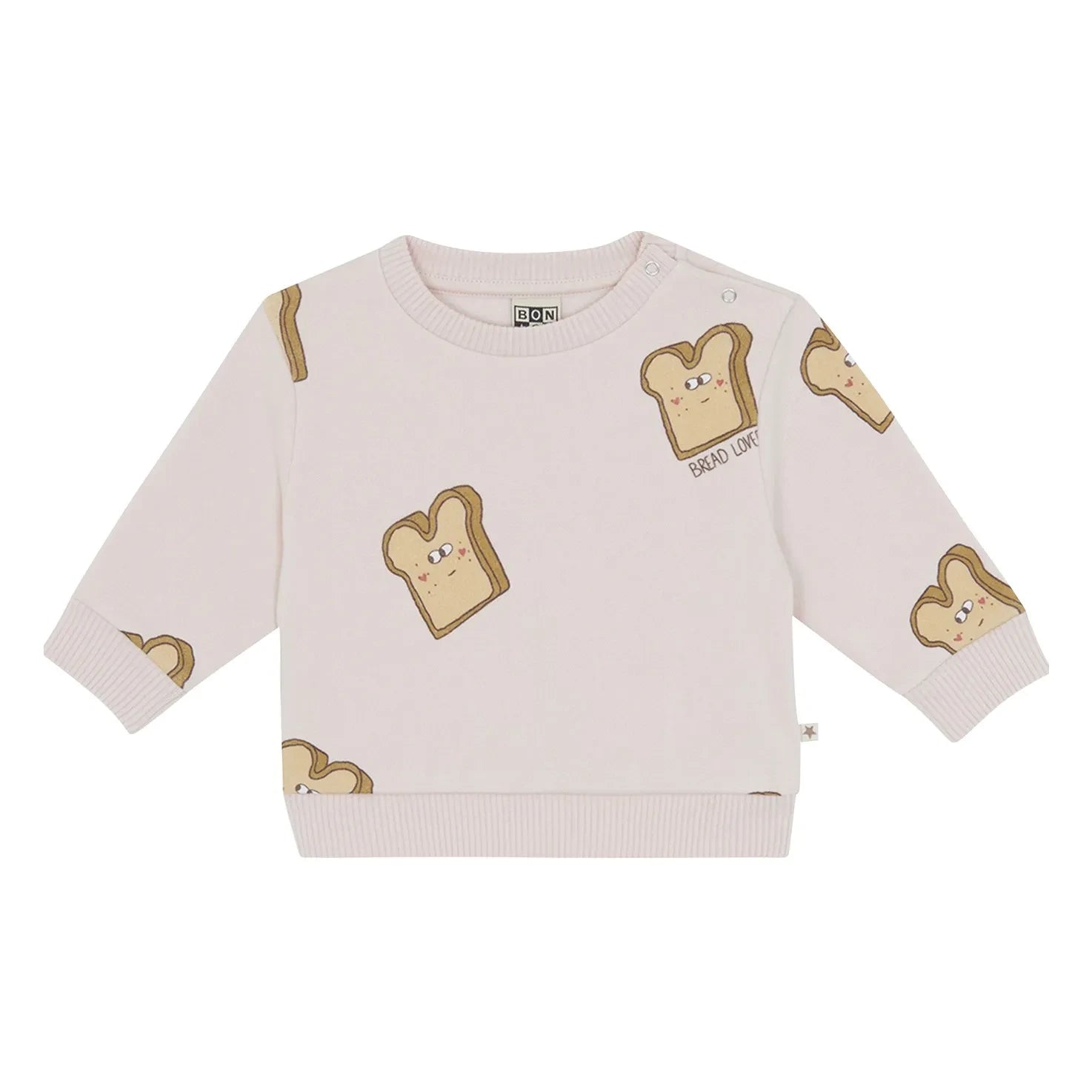 Bonton - Pembe Smily Bread Sweatshirt