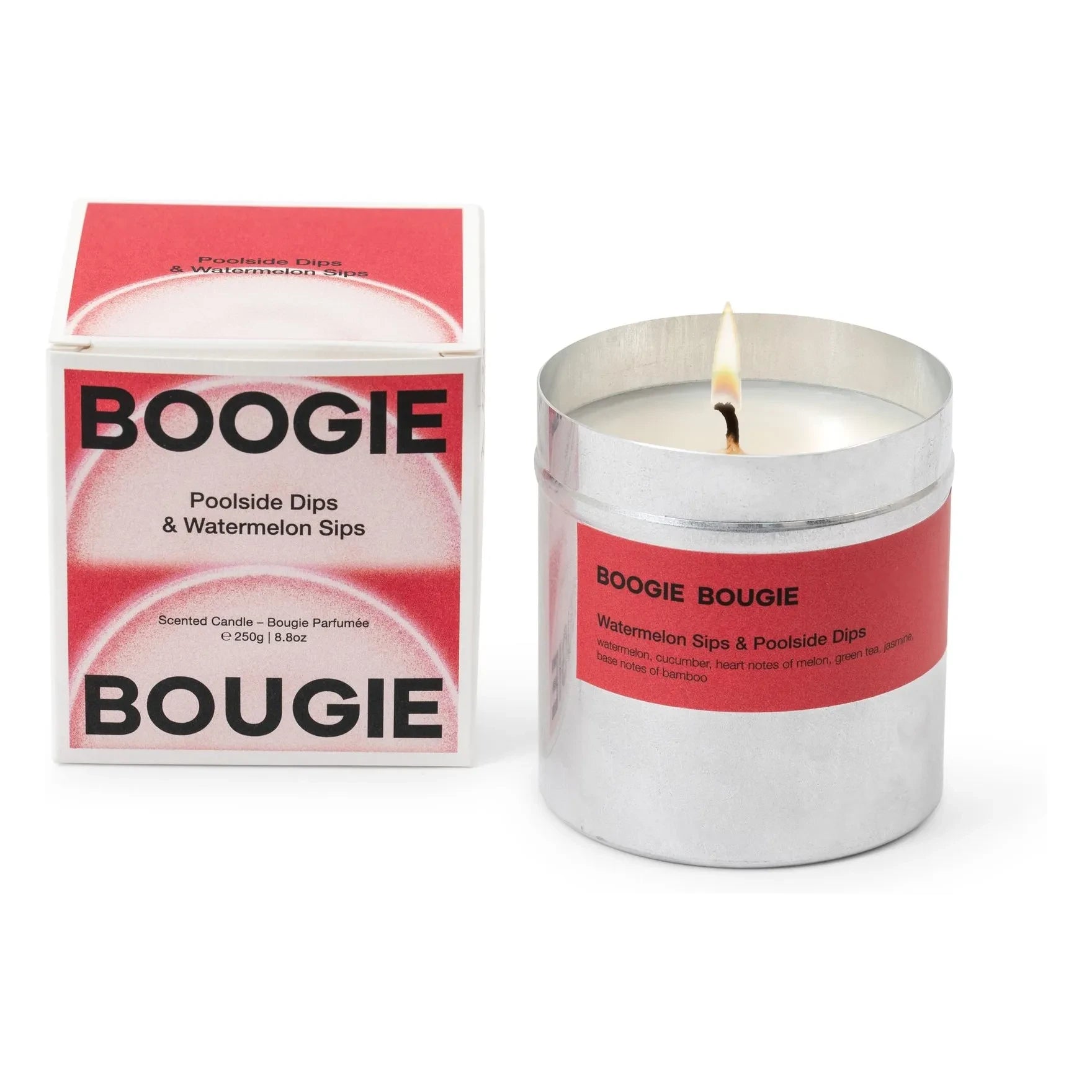 Boogie Bougie - Watermelon Flavors and Poolside Snacks Candle