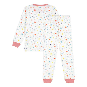 Petit Bateau - Pyjama Stars | Beyaz