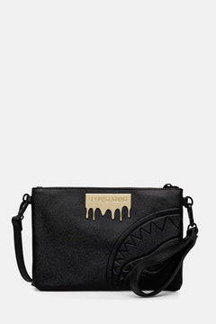 Sprayground - Black Faux Leather Shoulder Bag 910B9044NSZ