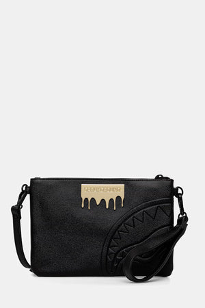 Sprayground - Black Faux Leather Shoulder Bag 910B9044NSZ