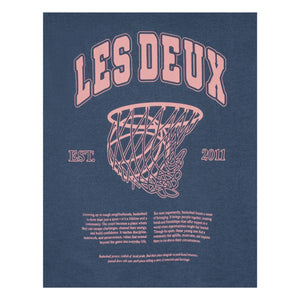 Les Deux - Hoop Sweat Bio-Baumwolle | Blau