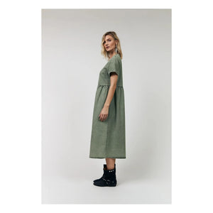 Lollys Laundry - Aliya Baumwollkleid | Khaki