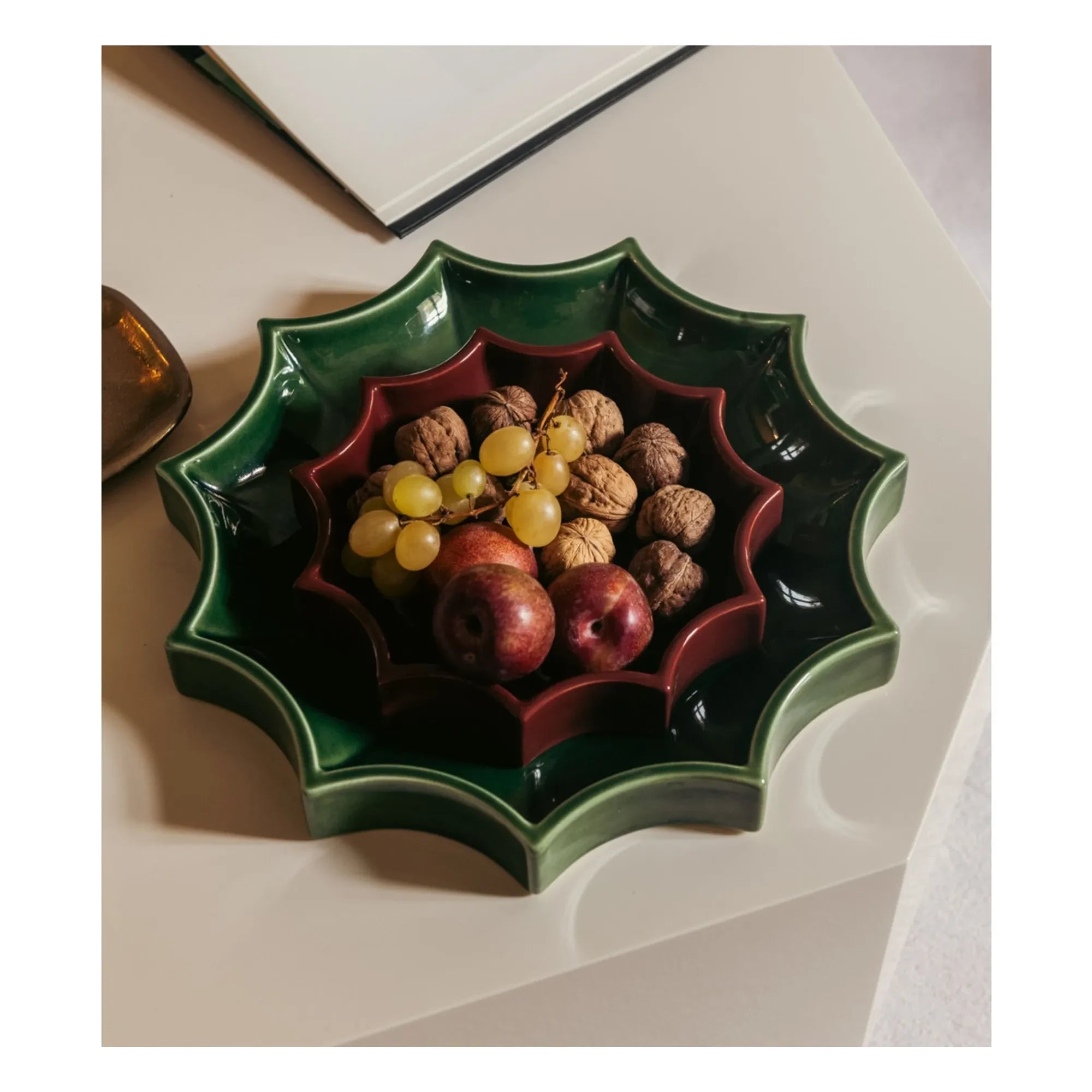 The Socialite Family - Tasca Ceramic Pocket Organizer | Burgundy