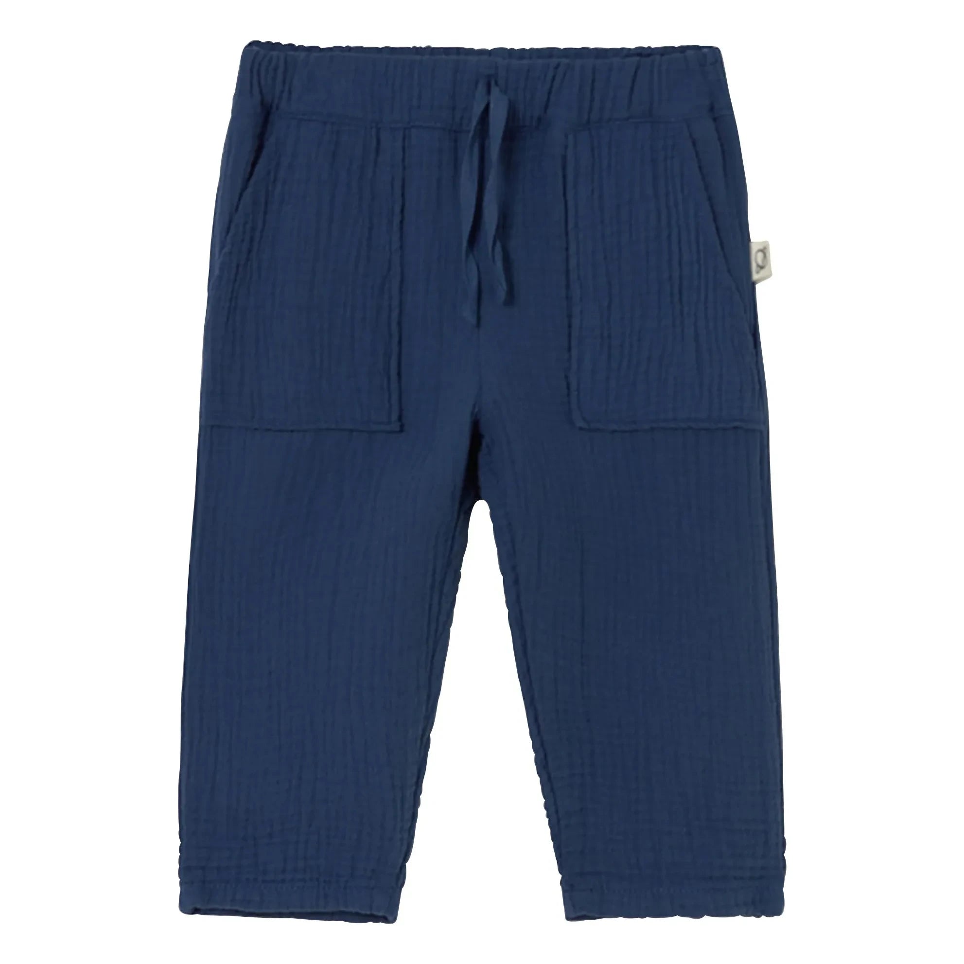 Cozmo – Mario Baumwollgaze Hose | Marineblau