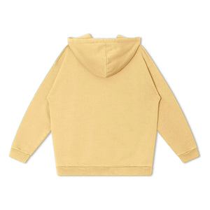 Matona - Kapuzen-Sweatjacke aus Bio-Baumwolle | Blassgelb