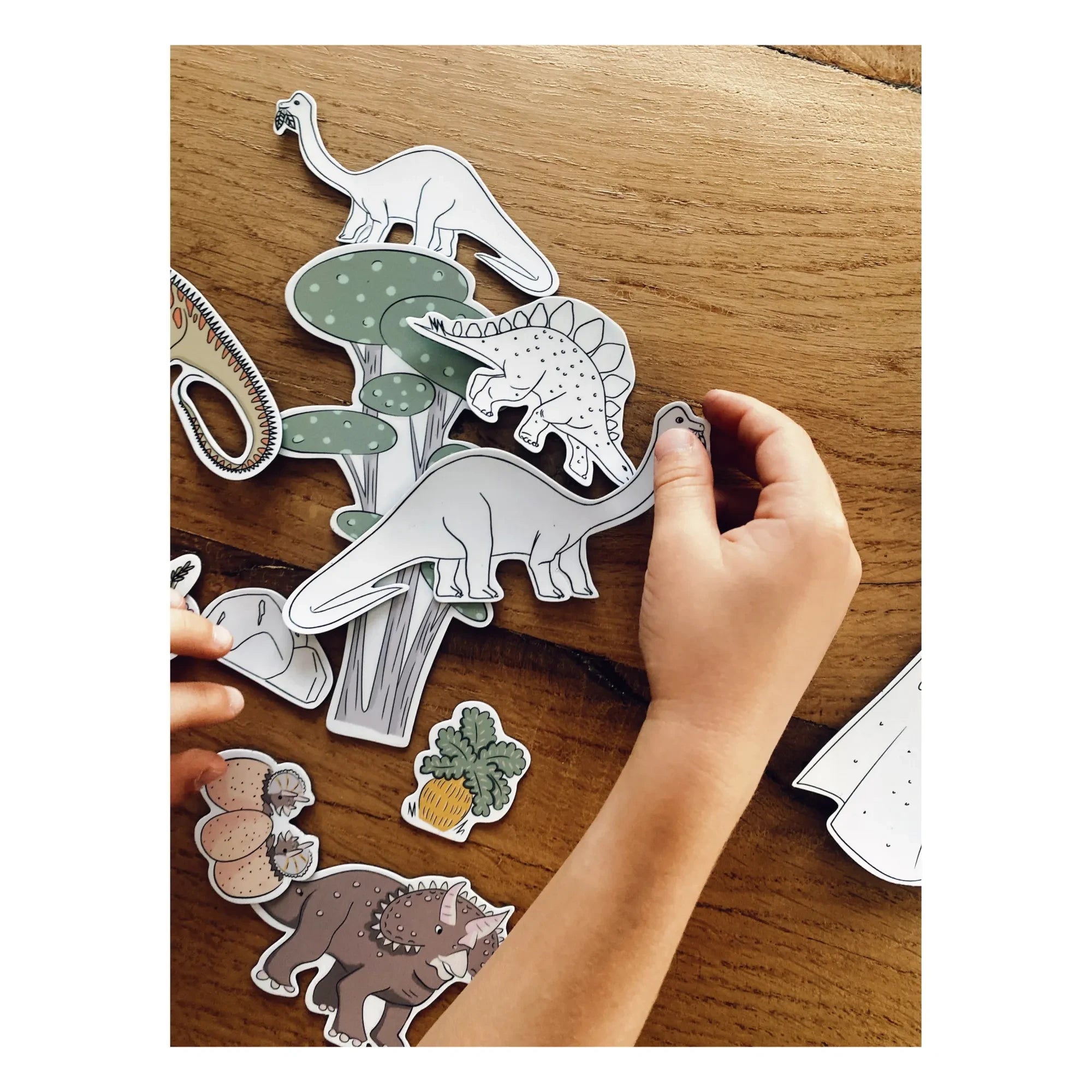 Ferflex - Dinozor Mıknatısları - 43 Parça Set