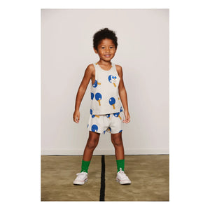 Mini Rodini - Organic cotton Ping Pong shorts | Gray