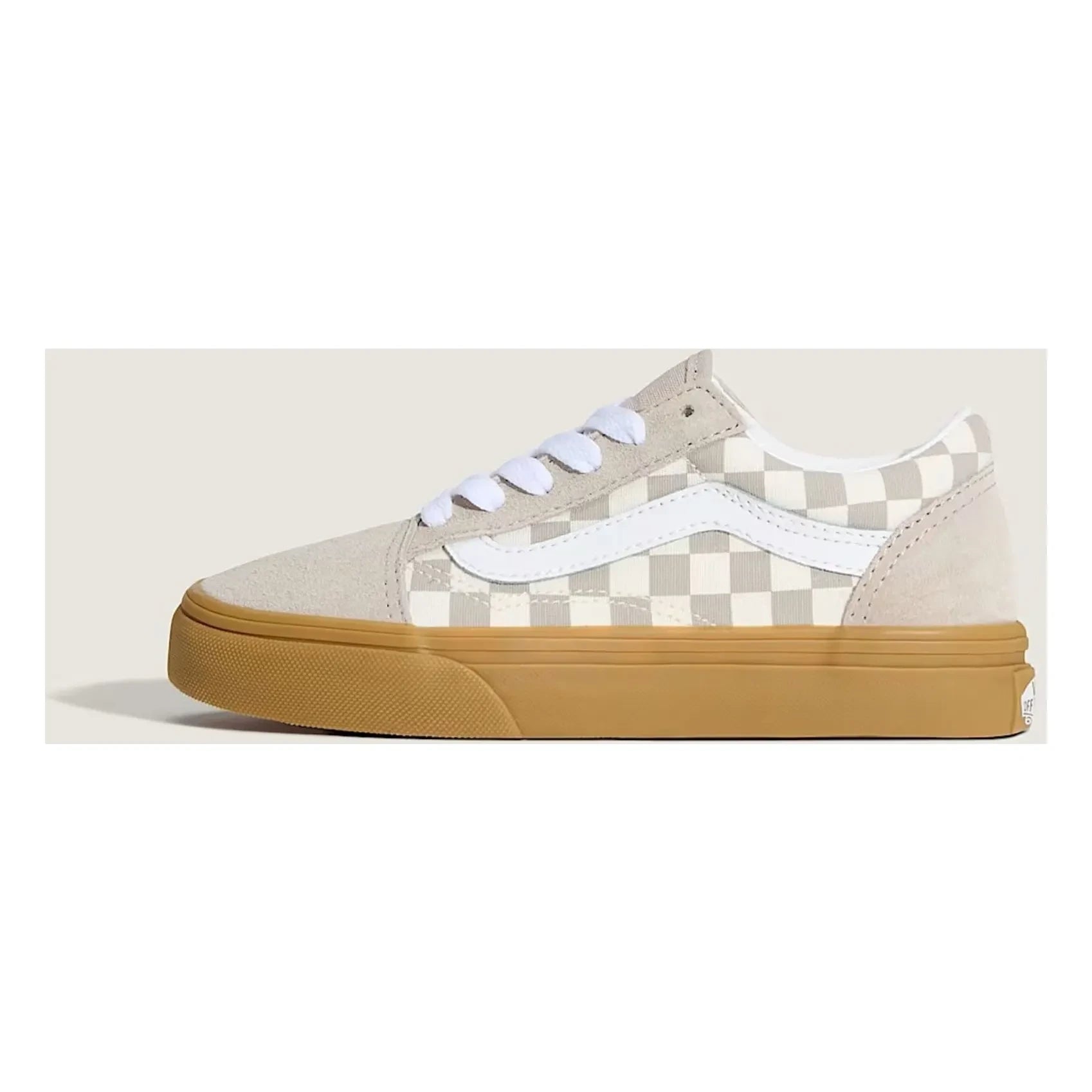 Vans - Sneakers Bağcıkları Old Skool Gum Check | Oatmeal