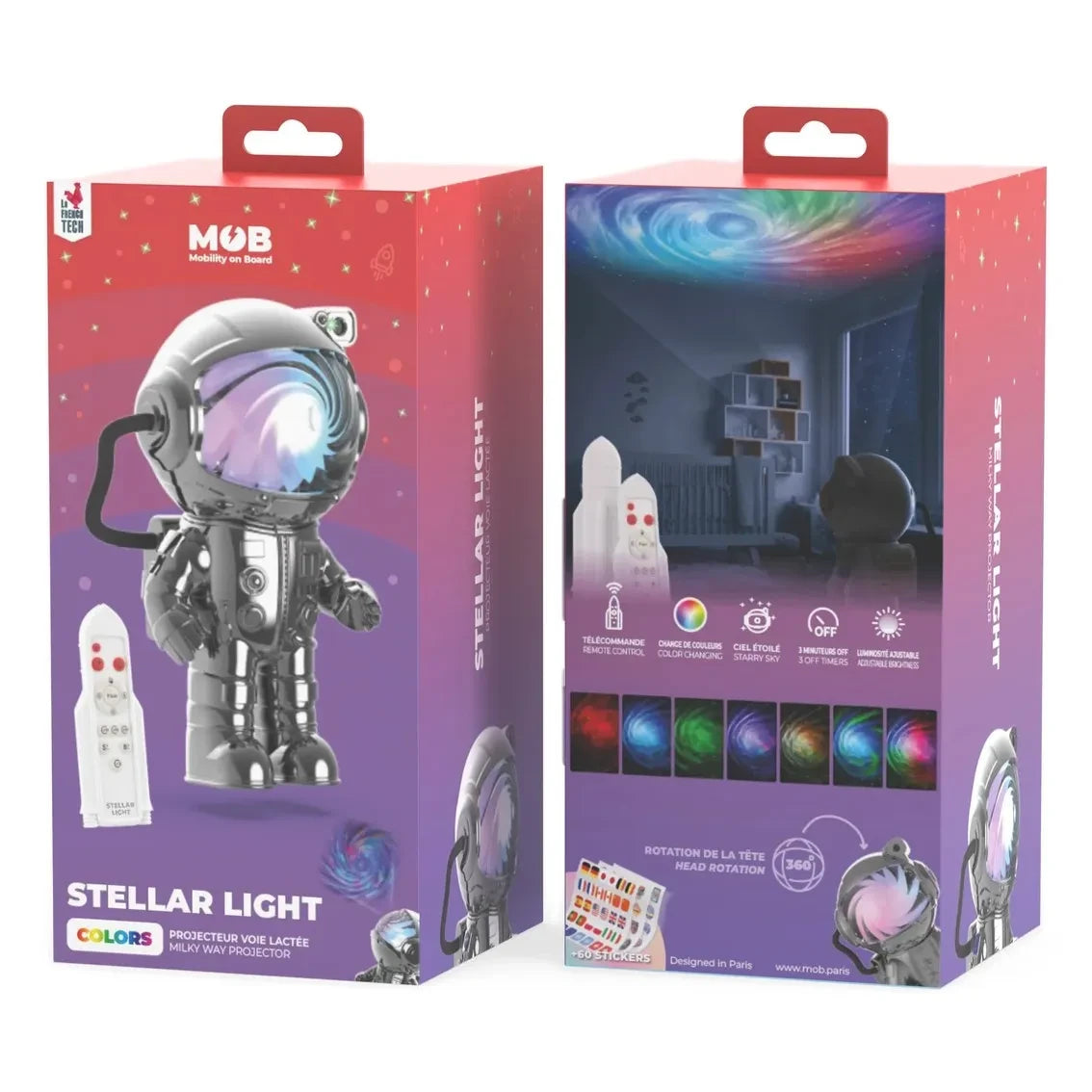 MOB - Stellar Light Milchstraßen-Projektor | Silber
