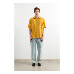 Edmmond Studios - Mustard Straw Land Short Sleeve Shirt
