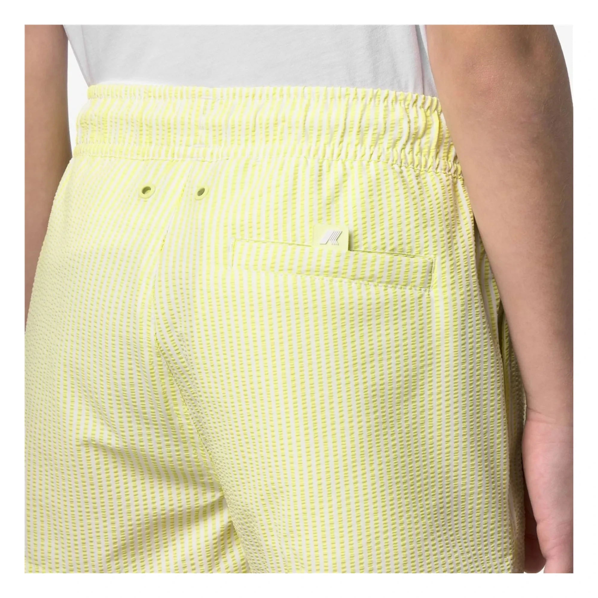 K-way – Badeshorts Hazel Beach gestreift | Gelb