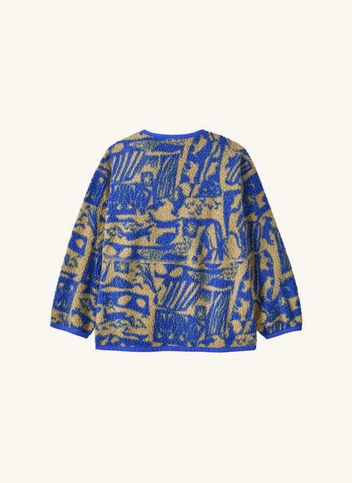 Patagonia - Recycled Fiber Shearling Fleece Jacket | Blue