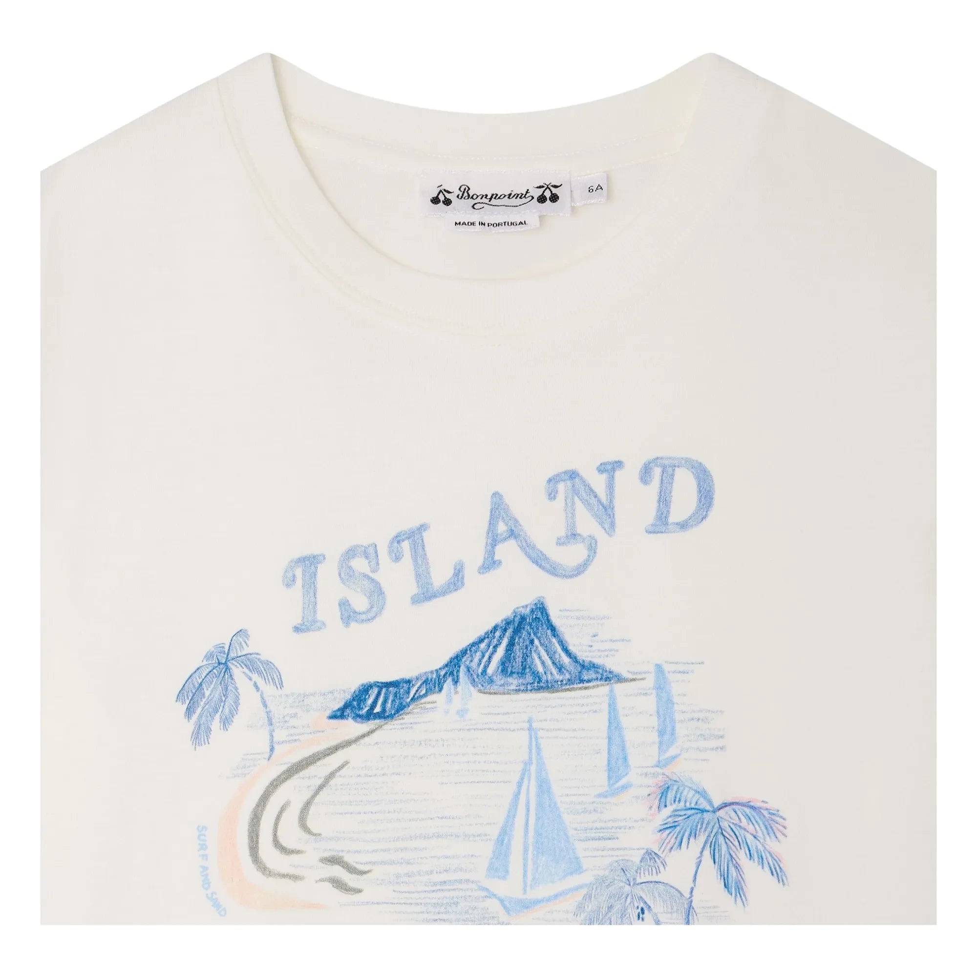 Bonpoint - Thibald organik pamuklu T-shirt | Ecru