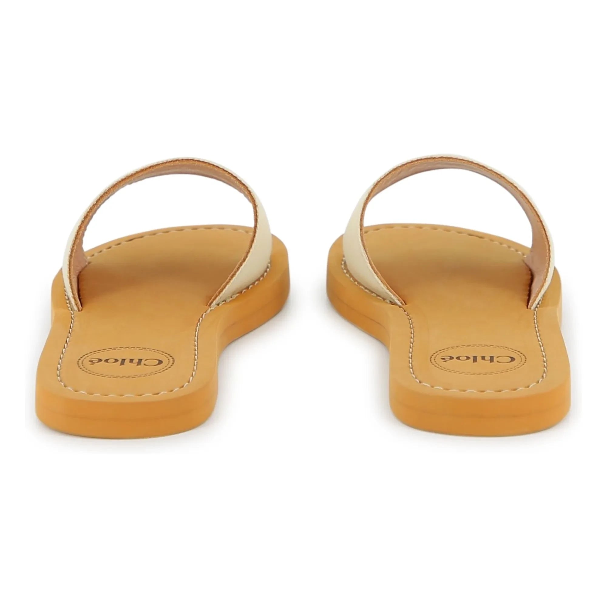 Chloé - Logo sandaletler | Beyaz