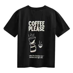 Anerkjendt - Akvillads Coffee Please Tişört | Siyah