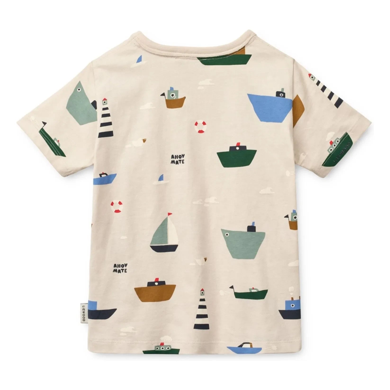 Liewood - Apia Bateaux Organic Cotton T-Shirt | Beige