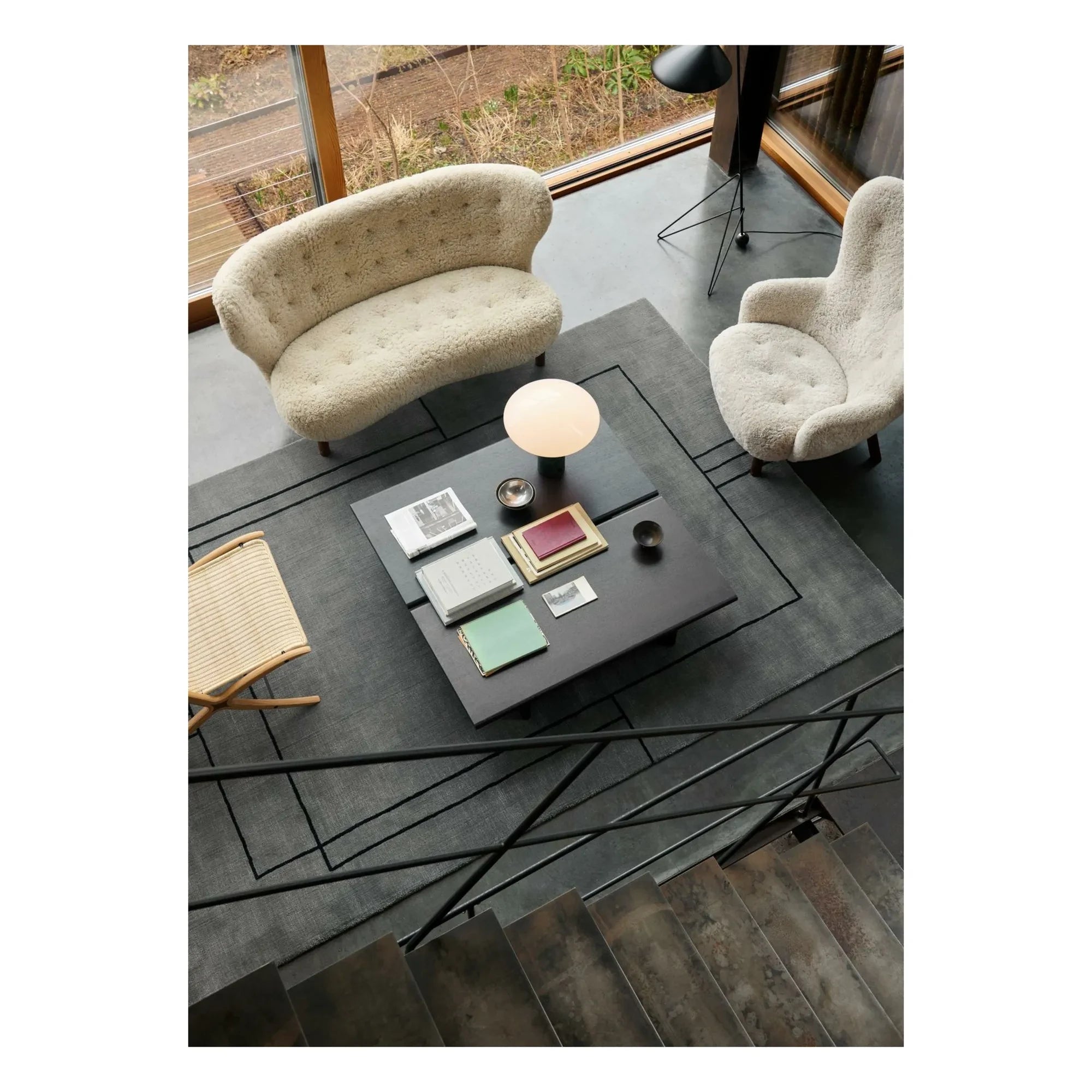 & Tradition - Ita OS4 coffee table | Dark Oak