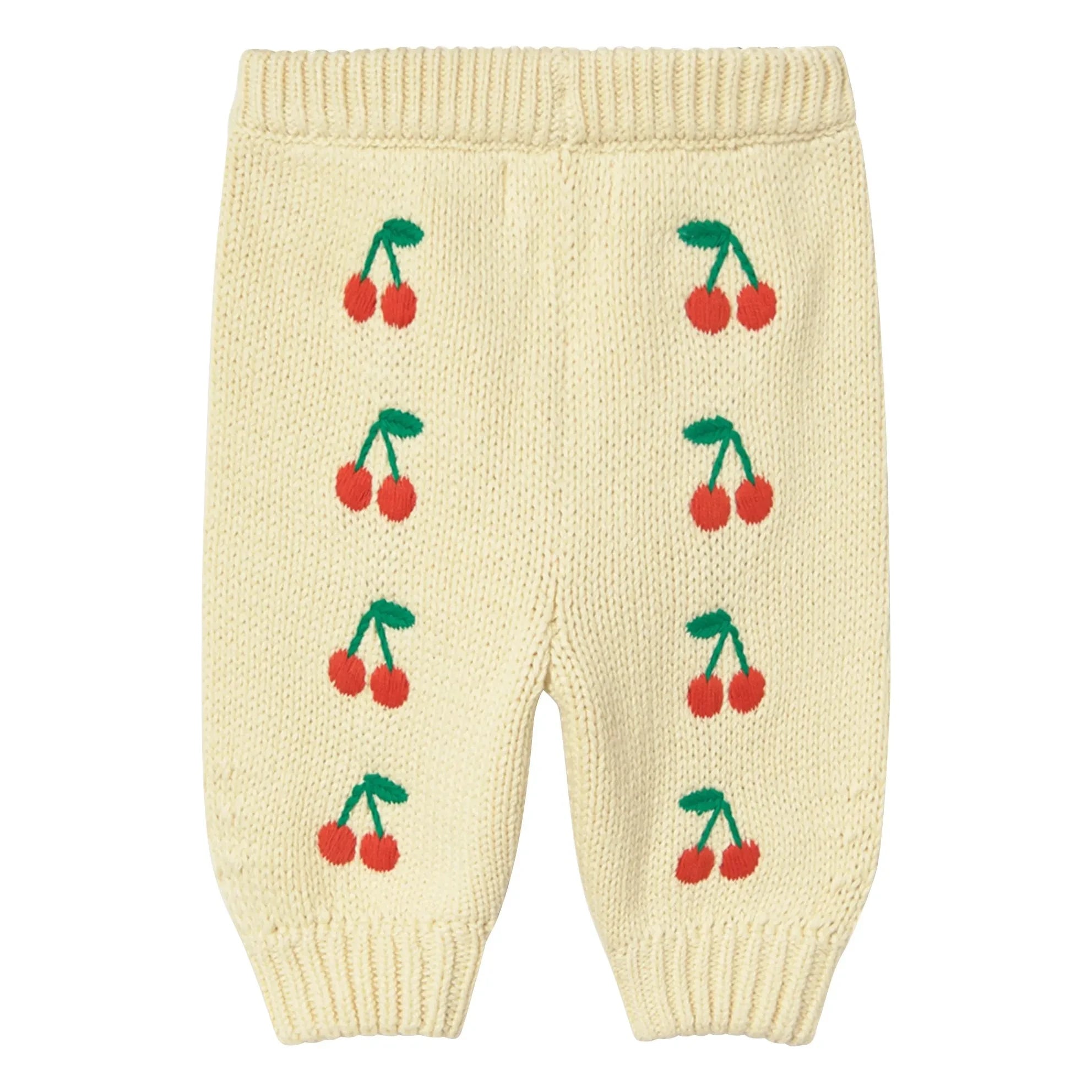 Tinycottons - Cerises Örgü Pantolon | Sarı