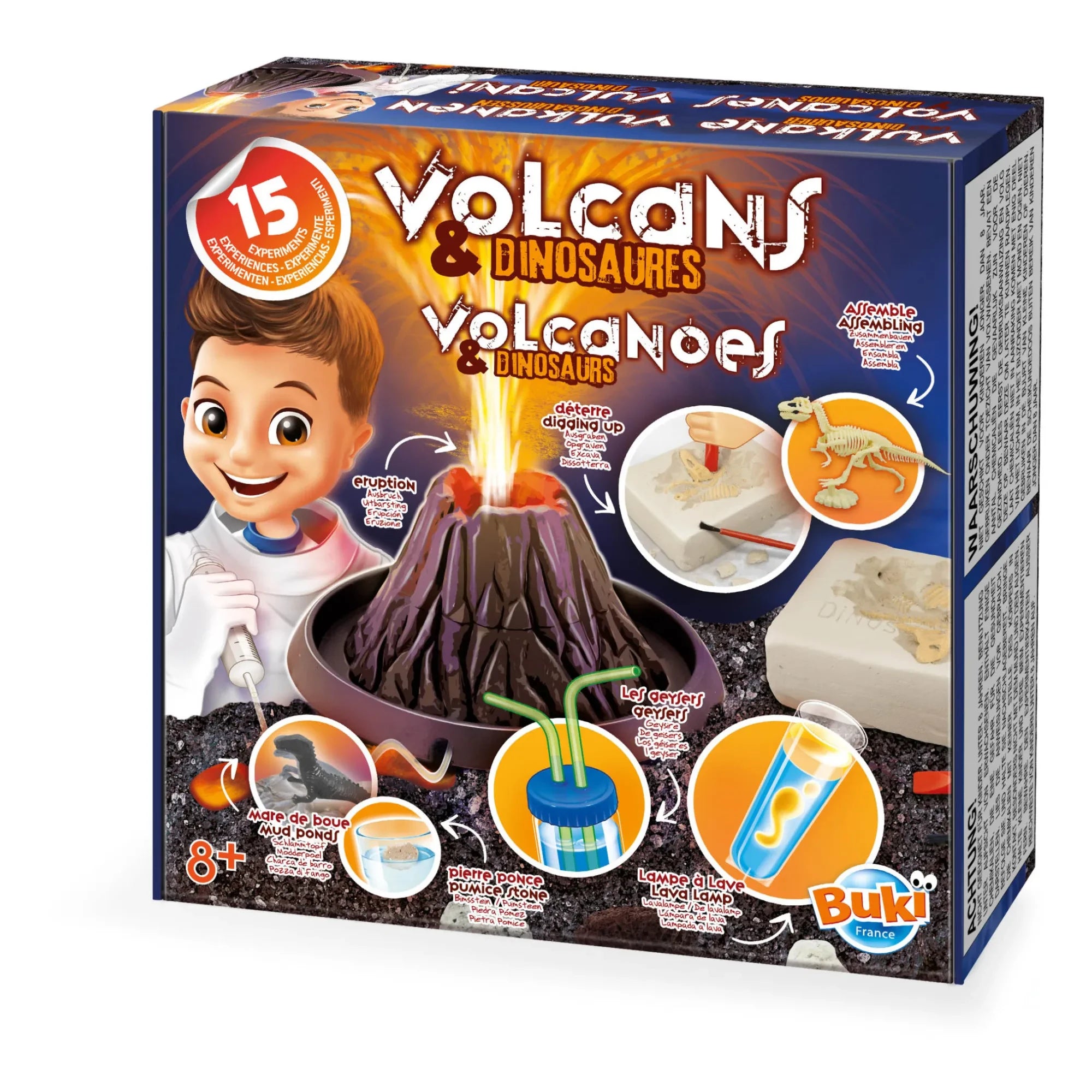 Buki - Volkanlar ve Dinozorlar - 15 Deney