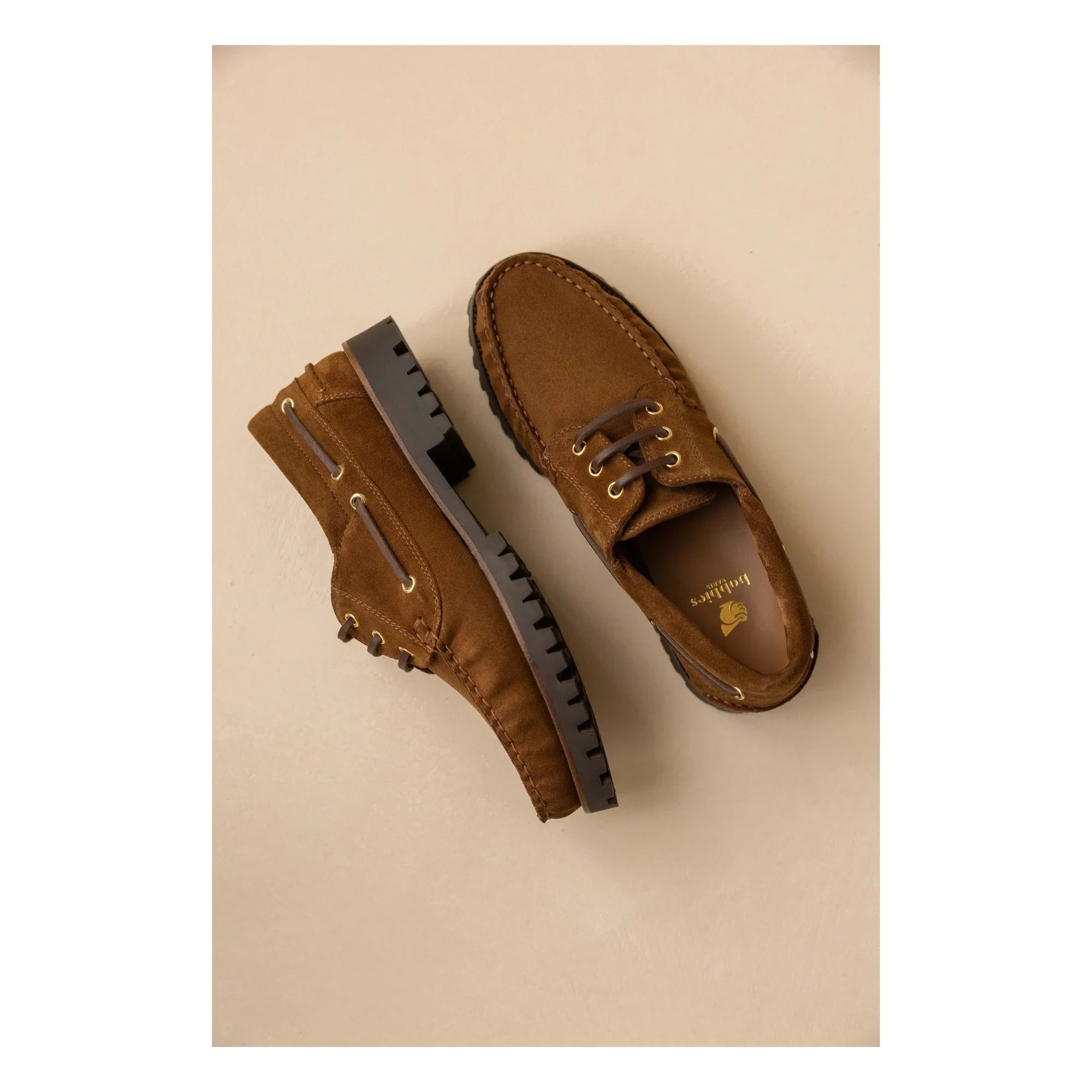 Bobbies - Wildleder Bootsschuhe Betlem | Kamel