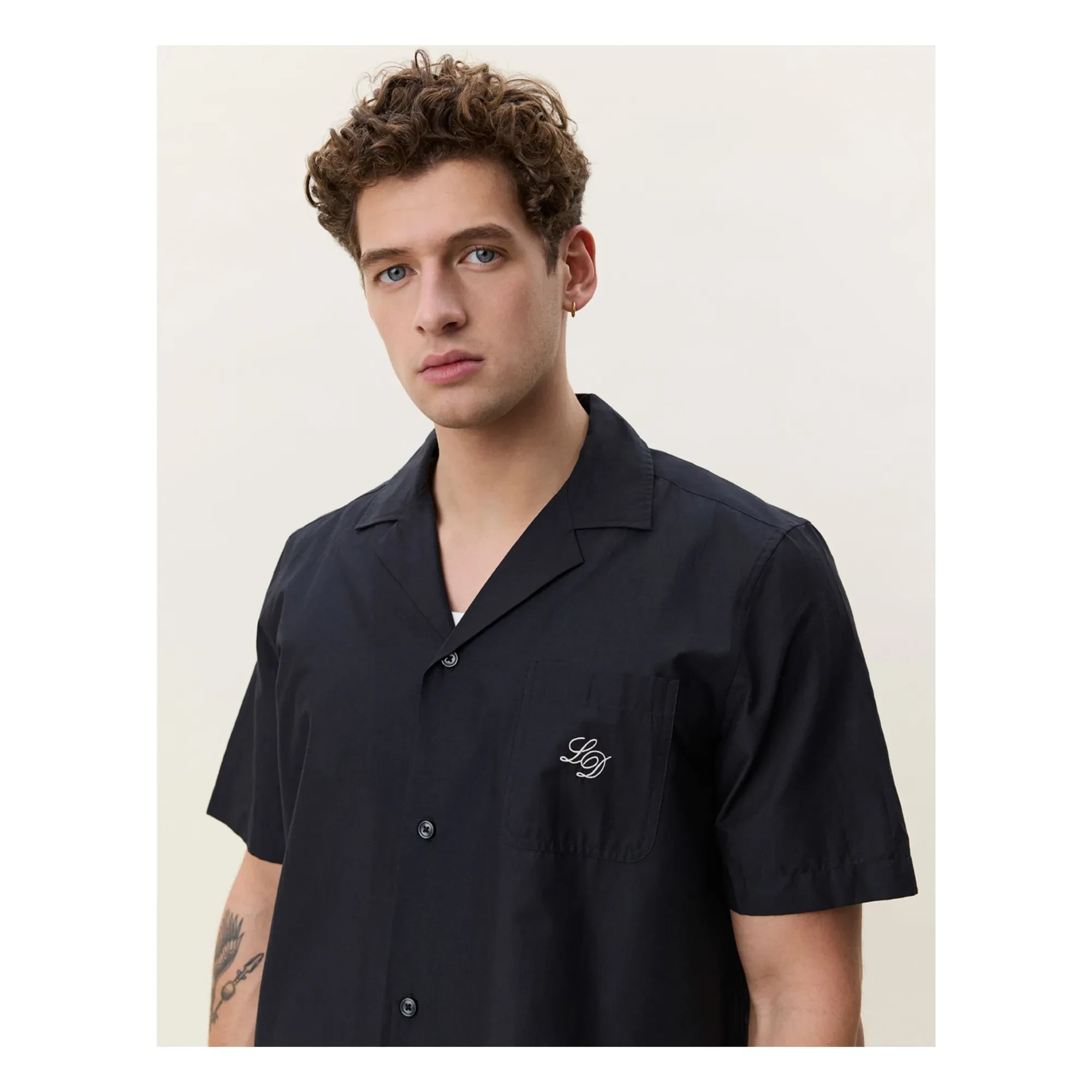 Les Deux - Chemise Border | Siyah