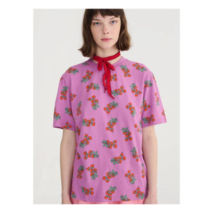 Bobo Choses – T-Shirt mit Tomatenprint aus Bio-Baumwolle | Lila