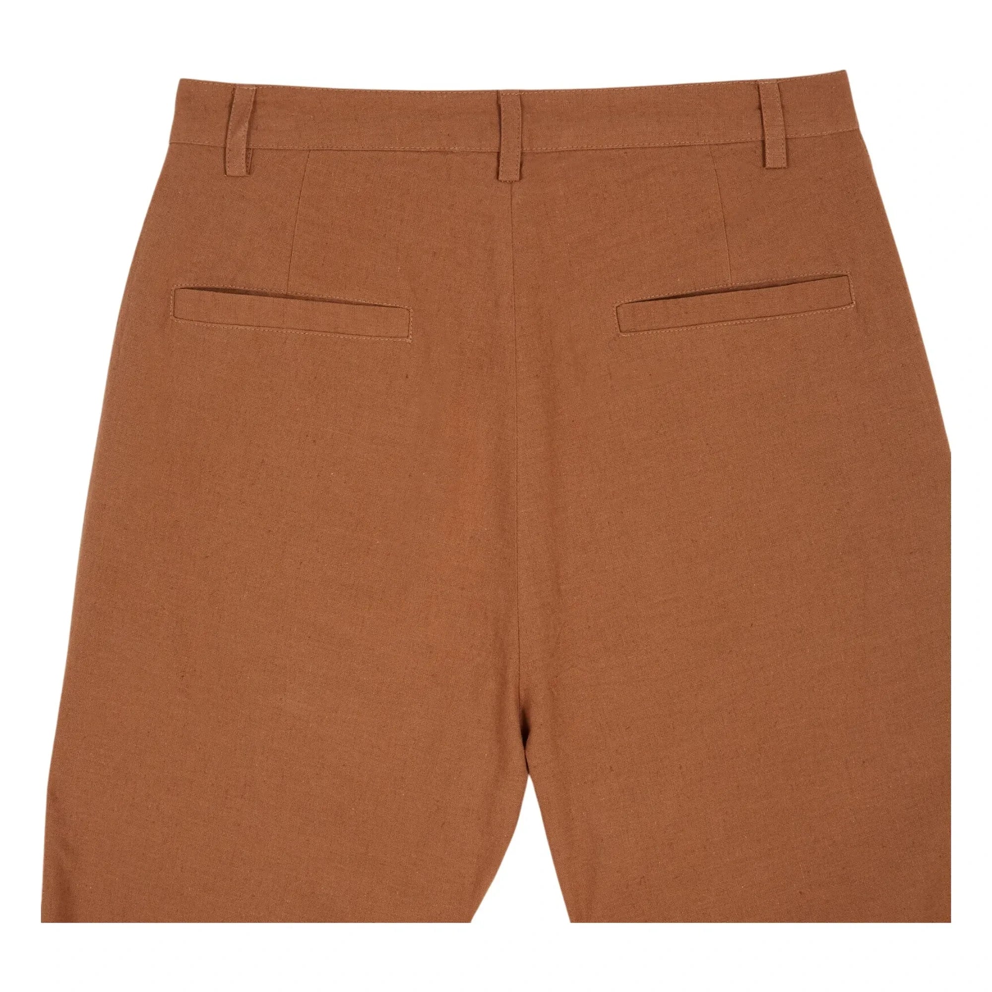 Emile et Ida - Embroidered Cotton Pants | Brown