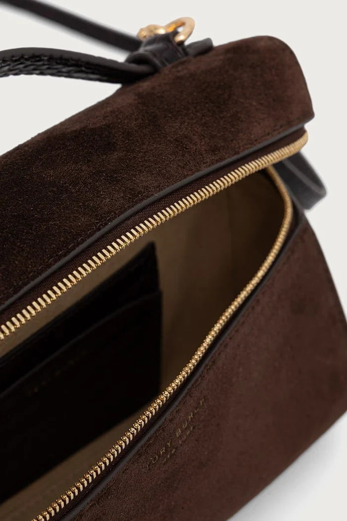 Tory Burch Kadın Süet Crossbody Çanta Romy