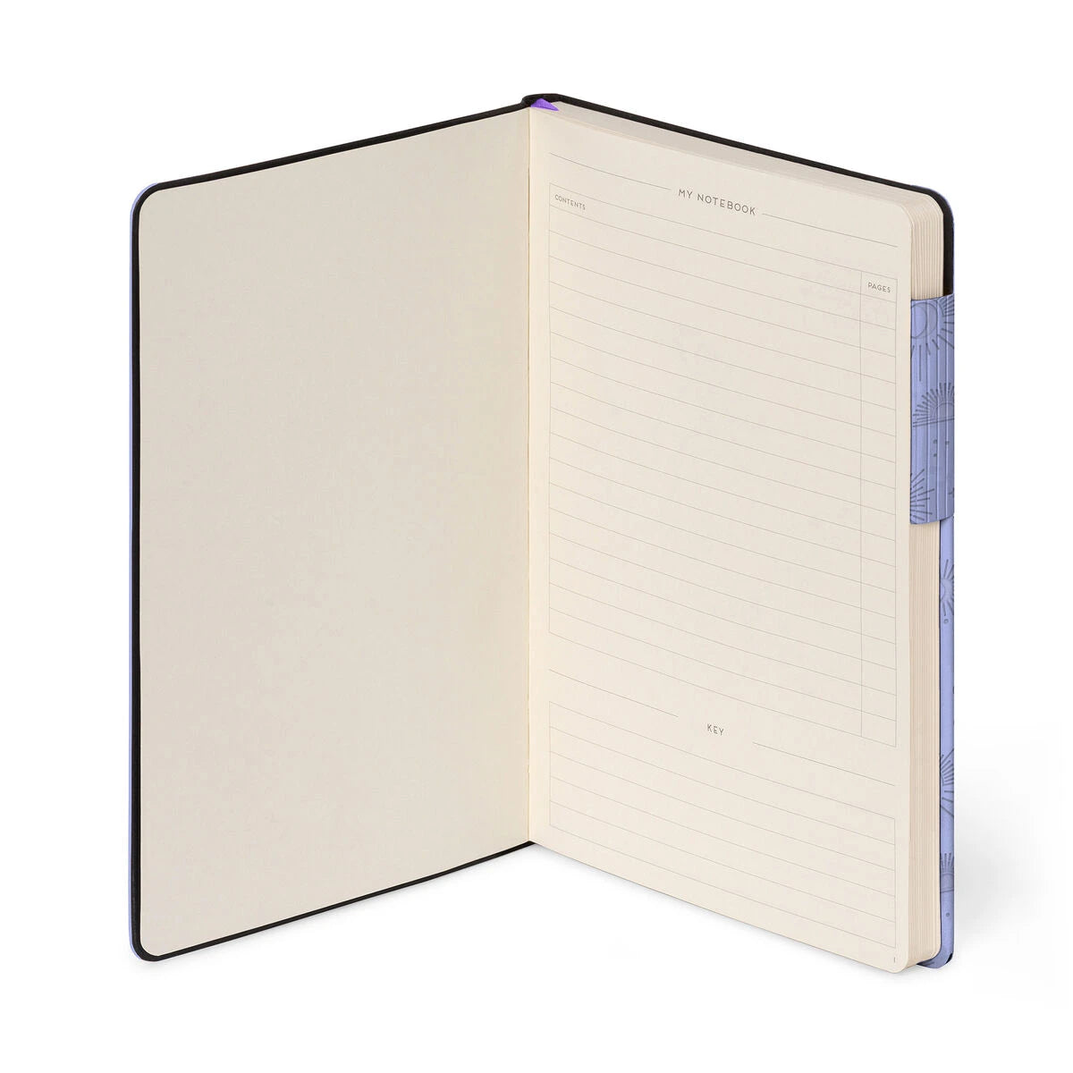Legami - Kariertes Notizbuch mit monochromem Softcover - Cosmic Lilac - Mein Notizbuch