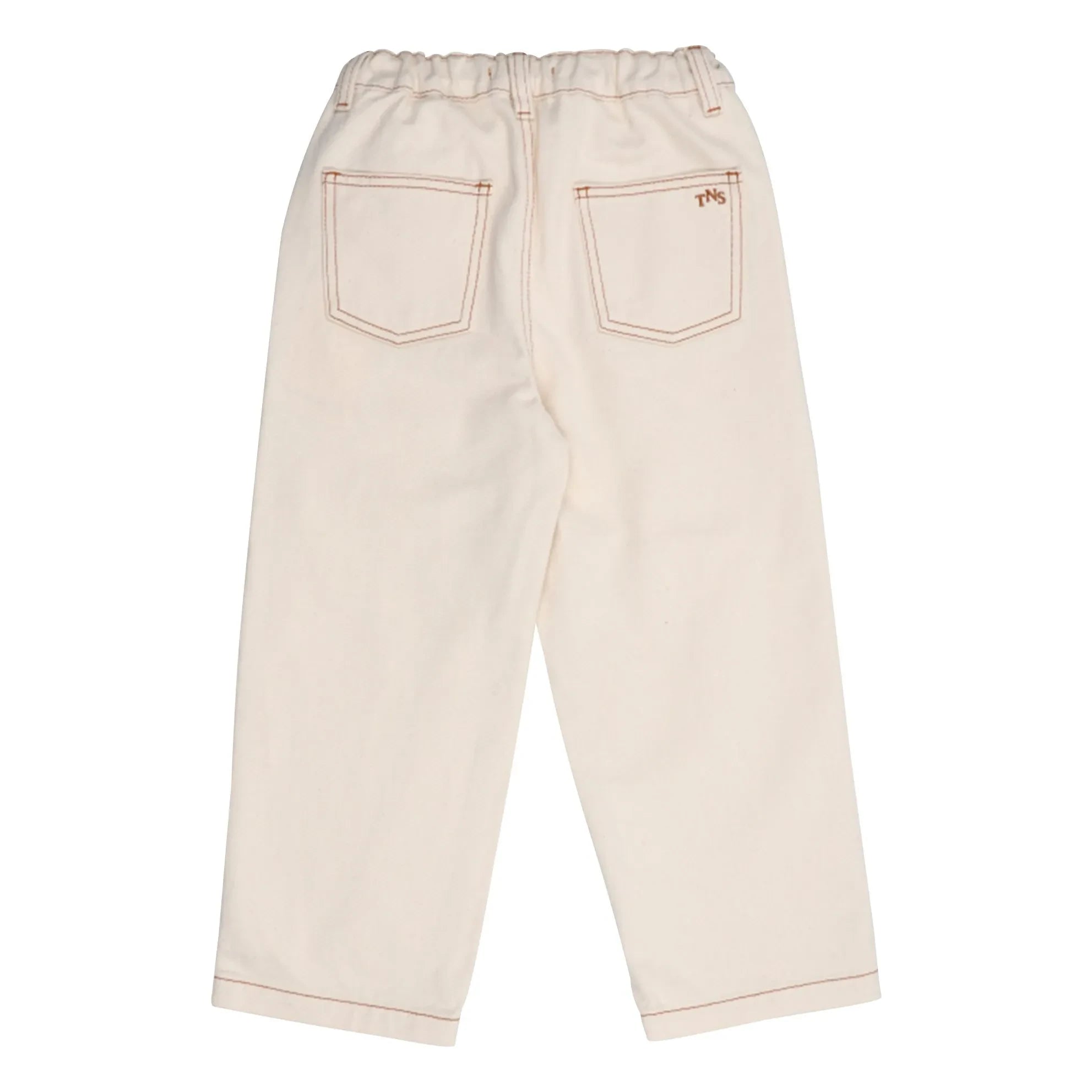 the new society - Organik Pamuklu Baggy Jean | Ecru