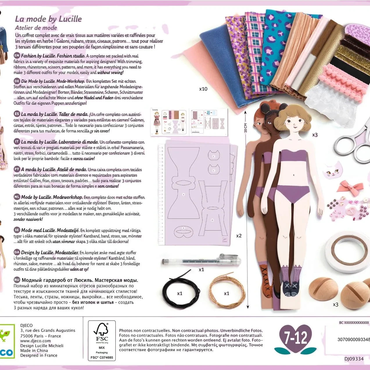 Djeco - Lucille İmzalı Moda Tasarımcı Hediye Seti