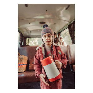 Piupiuchick - Here We Go Kadife Organik Pamuk Ceket | Bordo